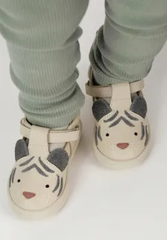 Donsje incaltaminte din piele pentru copii Zazo Special Shoes White Tiger imagine