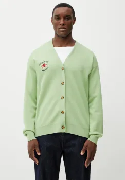 Drole de Monsieur cardigan din lana Slogan Rose imagine