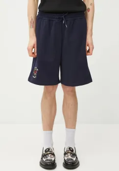 Drole de Monsieur pantaloni scurti din bumbac Slogan Rose imagine