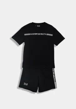 EA7 Emporio Armani compleu copii din bumbac imagine