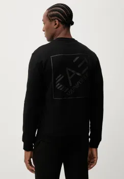 EA7 Emporio Armani hanorac de bumbac imagine