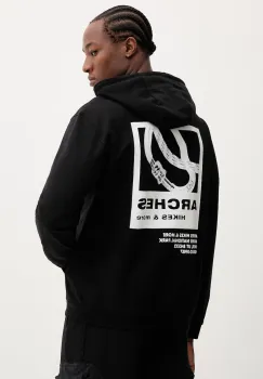 EA7 Emporio Armani hanorac de bumbac imagine