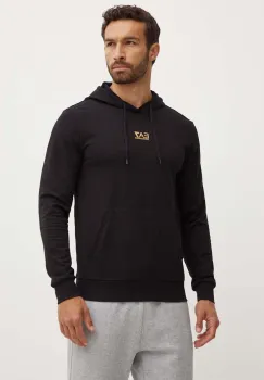 EA7 Emporio Armani hanorac de bumbac imagine