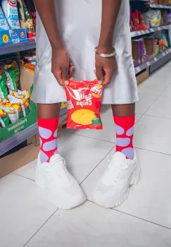 Eat My Socks sosete Salty Chips imagine