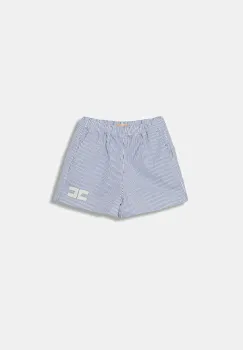 Elisabetta Franchi pantaloni scurti din bumbac pentru copii imagine