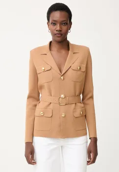 Elisabetta Franchi sacou pentru femei, cu vascoza imagine