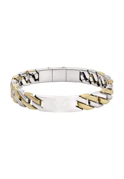 Emporio Armani bratara pentru barbati, din otel inoxidabil Eagle Logo imagine