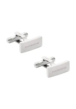 Emporio Armani butoni pentru barbati, din otel inoxidabil Eagle Logo imagine