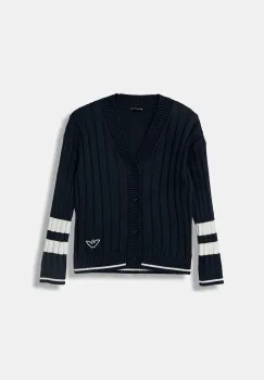 Emporio Armani cardigan copii din bumbac imagine