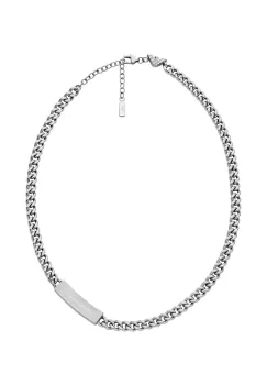 Emporio Armani colier pentru barbati, din otel inoxidabil fara piatra Eagle Logo imagine