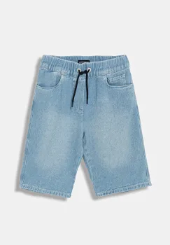 Emporio Armani pantaloni scurti din denim pentru copii imagine