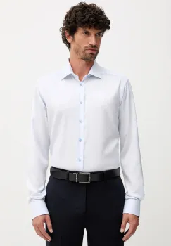 Eton camasa din bumbac cu guler clasic, slim, 100013938 imagine