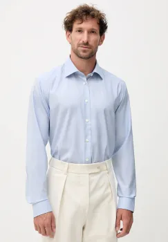 Eton camasa din bumbac cu guler clasic, slim, 100014442 imagine