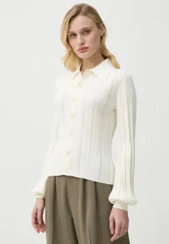 Filippa K cardigan femei, culoarea bej, light, 31084 imagine