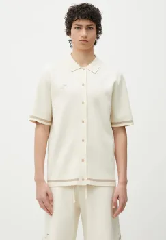 Filling Pieces camasa Classic culoarea bej, cu guler clasic, relaxed, 91222209936 imagine