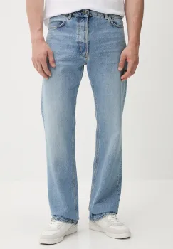 Fiorucci jeans Light Blue Straight Fit Jeans M02SMDJE075DN01DN01 imagine