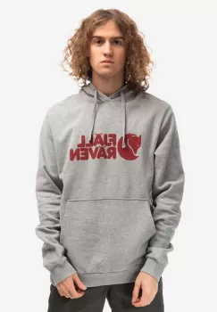 Fjallraven hanorac de bumbac barbati, culoarea gri, cu gluga, modelator F84144-020.999 imagine