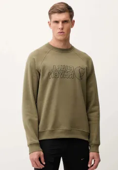 Fjallraven hanorac Fjallraven Classic culoarea verde, cu imprimeu, F12600230-620 imagine