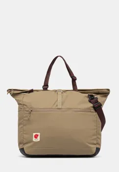 Fjallraven poseta High Coast Tote 30L culoarea bej, F23200331 imagine