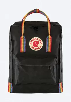 Fjallraven rucsac Kanken Rainbow culoarea negru, mare, cu imprimeu F23620.550.907-550 imagine