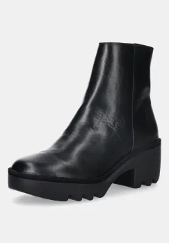 Fly London cizme de piele TOOR513FLY culoarea negru, cu toc drept, P501513001 imagine