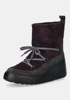 Fly London cizme de zapada din piele intoarsa DERE725FLY culoarea violet, P601725002 imagine