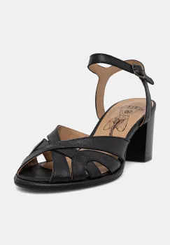 Fly London sandale cu toc din piele MEBU450FLY imagine