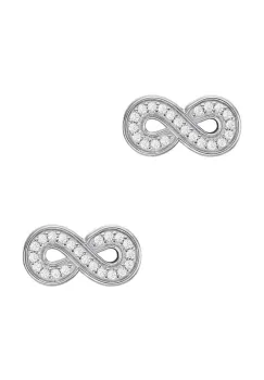 Fossil cercei de argint JFS00634040 imagine