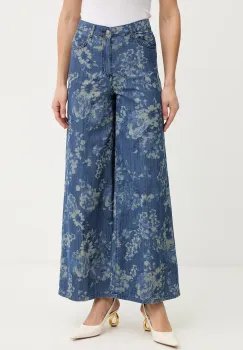 Fracomina pantaloni pentru femei, din bumbac imagine