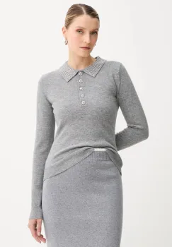 Fracomina pulover de lana culoarea gri, light, FR25WT7005K53201 imagine