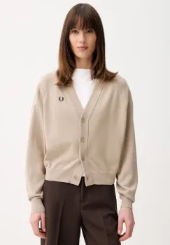 Fred Perry cardigan din bumbac imagine