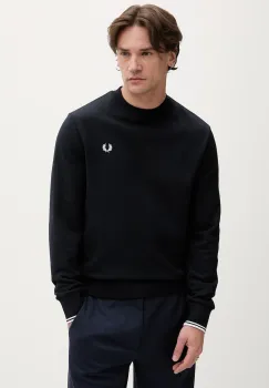 Fred Perry hanorac de bumbac Crew Neck Sweatshirt imagine