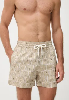 Frescobol Carioca pantaloni scurti de baie culoarea bej, 2616.843 imagine