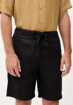 Frescobol Carioca pantaloni scurti din in culoarea negru, 1241.02 imagine