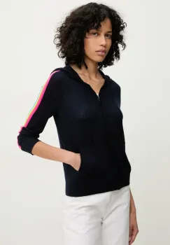 FROM FUTURE cardigan din lana femei, culoarea albastru marin, light, WPH00859 imagine