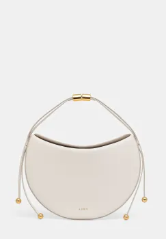 Furla Geanta Croissant de dama din piele Moonstone M Shoulder Bag imagine