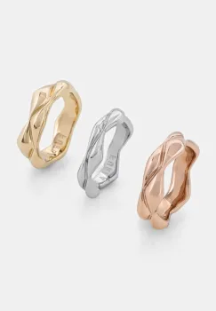 Furla inel pentru femei, din metal pachet de 3 imagine