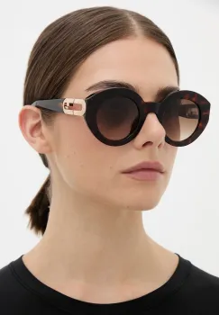 Furla ochelari de soare rotunzi pentru femei imagine