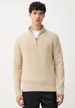 G-Star pulover din amestec de lana culoarea bej, calduros, cu turtleneck, D23938.E212 imagine