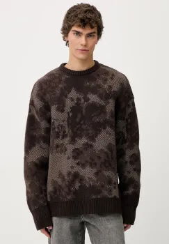 G-Star pulover din amestec de lana Loose jacquard imagine