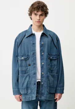 G-Star Raw geaca jeans culoarea albastru marin, de tranzitie, D26165-D491 imagine