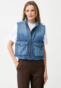 G-Star vesta de jeans de tranzitie, D26944.E090 imagine