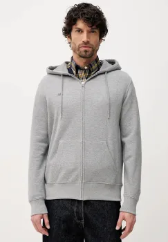 Gant bluza culoarea negru, cu gluga, neted imagine