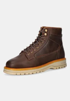 Gant bocanci de piele Clafton culoarea maro, 31641130 imagine