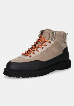 GARMENT PROJECT pantofi de piele intoarsa Olaf Lace-Up Boot barbati, culoarea maro, GPF2606 imagine