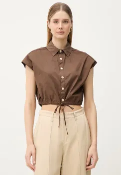 Gaudi bluza tip camasa pentru femei, din bumbac imagine