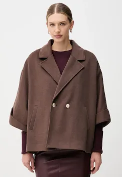 Gaudi palton culoarea violet, 521FD35015 imagine