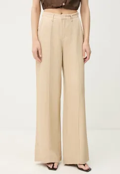 Gaudi pantaloni straight pentru femei, cu vascoza imagine