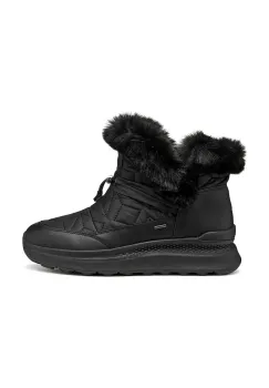 Geox botine D SPHERICA ACTIF X2 culoarea negru, cu toc plat, D46WPB 0FU85 C9999 imagine