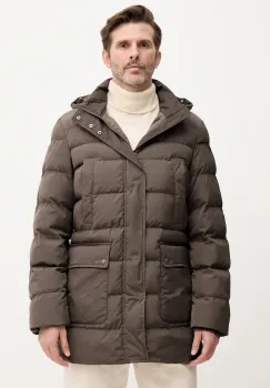 Geox geaca LEITAN culoarea maro, de iarna, M5628B T3266 imagine